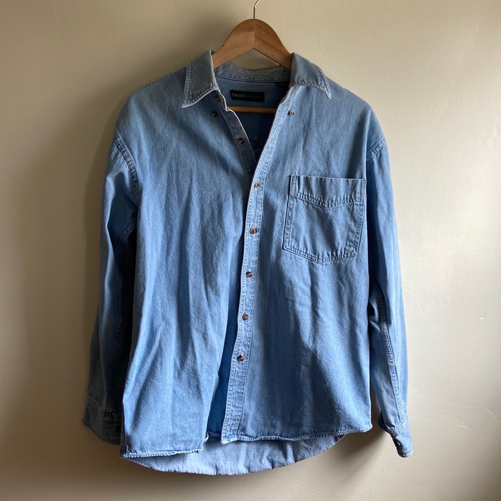 Vintage Denim Button Up